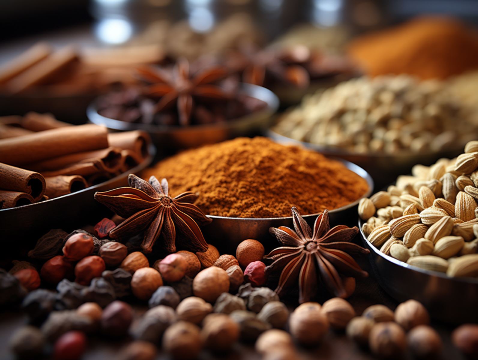 presentation of spices